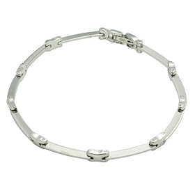 Stainless Steel Womans Ankle Anklet 9" Bracelet Chain with Invisible Clasp