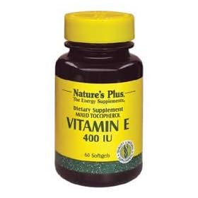 Natures Plus MIXED TOCOPHEROL E 400 IU SOFTGELS 90