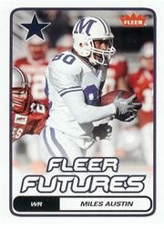 2006 Fleer Football Card #182 Miles Austin RC - Dallas Cowboys (NFL Rookie Card) Shipped In Protective Screwdown Case!