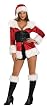 Deluxe Adult Lace Up Miss Santa Costume