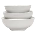 COLORcode Serving Bowl Set of 3 - White Chocolate (35oz., 52oz. and 70oz.)