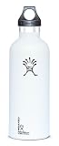 Hydro Flask Insulated Stainless Steel Narrow Mouth Drinking Bottle (18-Ounce, Artic White)