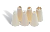 World Cuisine Fluted Pastry Tips, Set of 6