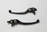 Brake & Clutch Levers - Suzuki GSXR 1300 Hayabusa 99-11, SV1000 SV 03-07, TL1000R TLR 98-03, Bandit 1200 01-06, Bandit 1250 07-11, GSX 650 F 08-11, GSX 1400 All Years - Black