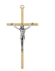 6 BraSolid .925 Sterling Silver Crucifix Cross Wall Crucifix Cross Hanging Decoration GiftPatron St. Saint