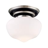 Savoy House 6-2911-9-206 Rocket 3 Light Flush Mount in Hot Rod Black with White Frosted glass