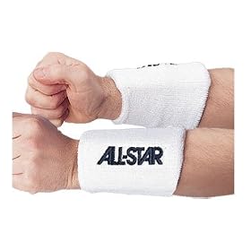 <b>All-Star Foam Padded Sports Wristband (WHITE)</b>