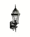 Kichler Lighting 9790BK Townhouse Outdoor Sconce, Black