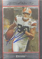 Kellen Winslow, Cleveland Browns, 2007 Bowman Chrome Autographed Card