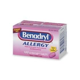 Benadryl Allergy Relief Ultra Tablets - 100 Ea by Benadryl