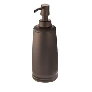 Cameo Lotion Dispenser / Liquid Soap Pump - Bronze by InterDesign Cameo Lotion Dispenser / Liquid Soap Pump - Bronze by InterDesign
