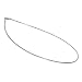 OME025-18 Nickel Free Sterling Silver 1mm Round Italian Omega Chain Necklace 18"