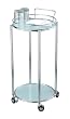 Adesso Cosmopolitan Bar Cart, Steel