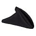 17 Inch Polyester Napkins Black - Dozen