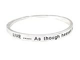 Bracelet - B278 - Bangle Style - Inscribed with