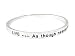 Bracelet - B278 - Bangle Style - Inscribed with 