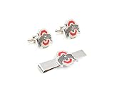 NCAA Ohio State Buckeyes Cufflinks and Tie Bar Gift Set