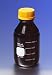 PYREX Low Actinic 100mL Round Media Storage Bottles, with GL45 Screw Cap