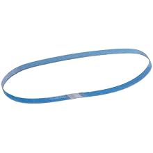 Norton BlueFire R823P File Abrasive Belt, Waterproof, Polyester Backing, Zirconia Alumina, 1/2" Width, 18" Length, Grit 60 (Pack of 50)
