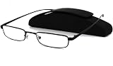Able Vision Tube Readers Reading Glasses - Humpback Black