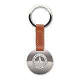 Mercedes-Benz Classic Brown Leather Key Ring