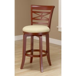 Hillsdale Furniture Kingstown Swivel Stool - Bar Height - Red Finish - 4960-830 (RED... by Hillsdale Furniture