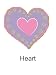 Heart of Hearts Purple Wallpop