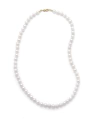 Genuine Elegante Necklace. 24" 6-6.5mm Grade AAA Cultured Akoya Pearl Necklace. 100% Satisfaction Guaranteed.