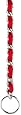 Guardian Gear 14-Inch Steel Dog Choke Chain with Nylon Webbing, Red