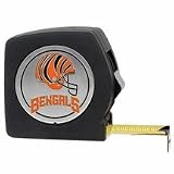 Cincinnati Bengals 25-Inch Black Tape Measure
