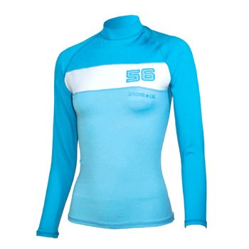 SPYDERGIRL(�X�p�C�_�[�K�[��) Long Sleeve LADY'S BLUE�~LT.BLUE L SRG-27815