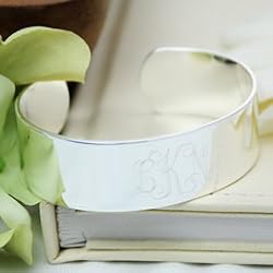 Personalized Wide Cuff Bracelet