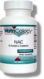 NAC (N-Acetyl-L-Cysteine) 500 mg 120 Tablets Nutricology