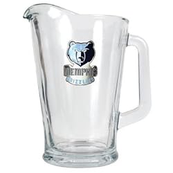 Memphis Grizzlies 60oz Glass Pitcher - Primary Logo NBA Basketball