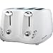 Russell Hobbs 13899 4 Slice Compact Toaster in white and chrome