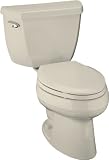 Kohler Wellworth K-3422-47 Bathroom Elongated Toilets Almond