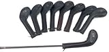 ProActive Sport Long Neck Vinyl Iron Cover 3-SW, Black, Headcovers & Puttercovers
