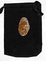 Citrine Tumbled Stone with Velvet Pouch, Color Healing Property Cards