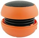 GreyMobiles Orange Bass Buddy Portable Mini Speaker For MP3 Players, iPhone 3G 3GS, All iPods, Compatible Mobile Phones, Laptops