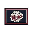 Minnesota Twins 5 4" x 7 8" Team Spirit Area Rug