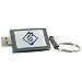 Centon DataStick Keychain MLB Tampa Bay Rays Edition - USB flash drive - 2 GB - Hi-Speed USB - silver