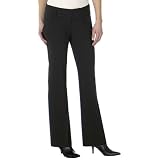 Mossimo Black: Modern Fit Boot-Cut Pants - Ebony