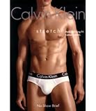 Calvin Klein body stretch no-show brief, white, extra large