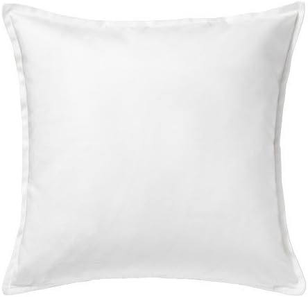 Ikea Cushion Pillow Cover Bright White Gurli 20x20" with Zipper