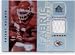 2005 Reflections Fabrics #FRPH Priest Holmes - Kansas City Chiefs (Piece of Authentic Game-Worn Jersey ) (Football Cards)