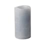 Enjoy Lighting 372622 Blue Distressed Ocean Water Scented Wax LED Pillar Candle, 3-Inch by 6-Inch