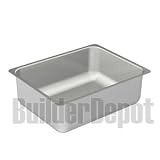 Moen 22257 Camelot Steel 20 Gauge Double Bowl Sink Satin