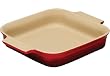 Le Creuset Stoneware 1-1/2-Quart 9-Inch Square Baking Dish, Cherry Red