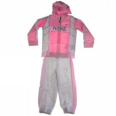 Nike Kinder Trainingsanzug Graphic Hoody Warm Up, pink/birke, 09-12 Monate, 404440-616 Preisvergleich
