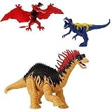 Animal Planet Prehistoric Dino Valley Playset - Amargasaurus, Baby T-Rex, Pterodactyl